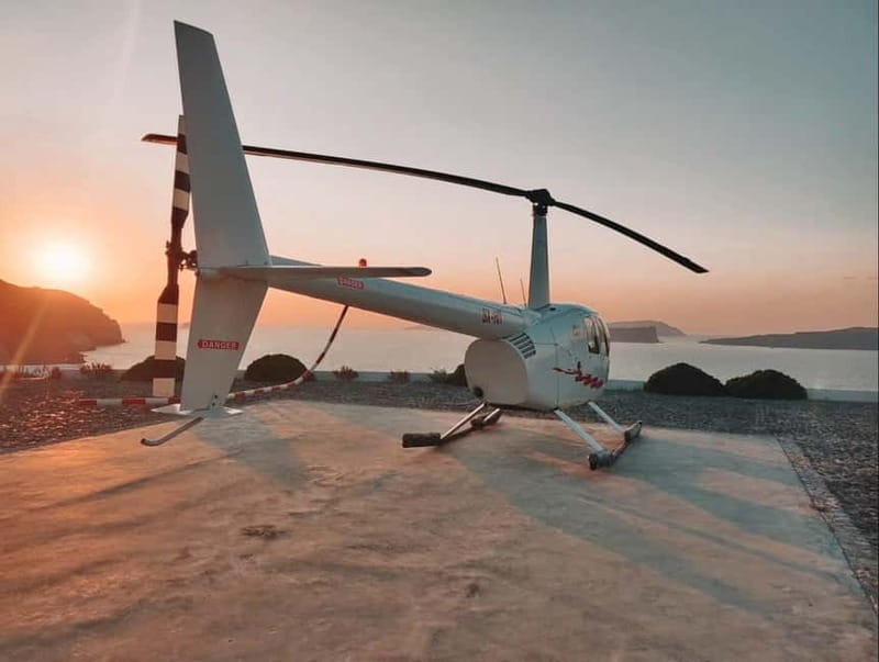 Santorini: Helicopter Sightseeing Flight Over Caldera - Private booking, small groups, and personal space
