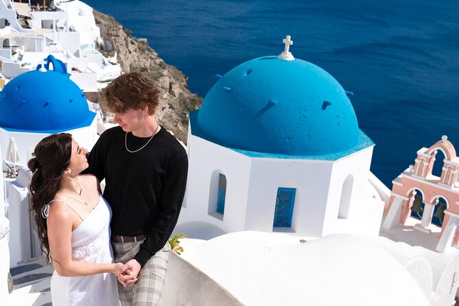 Santorini Highlights Private Tour 6 hours, pick up/ drop included - Three Bells of Fira: a quick start with a famous view