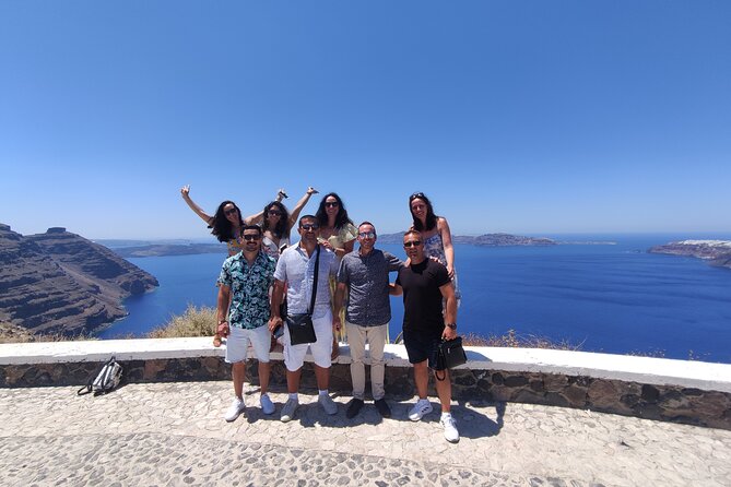 Santorini Highlights Private Tour - Perivolos, black pebbles and a choice