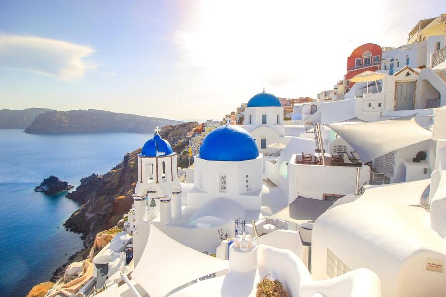 Santorini highlights tour - Red Beach, a short stop for memorable color