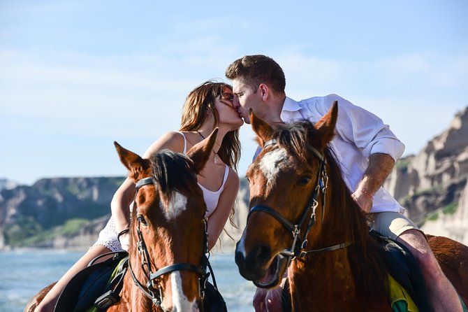 Santorini Horse Riding to Black Sandy Beach - How the $102.79 Price Adds Up