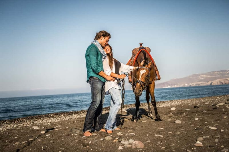 Santorini: Horseback Riding on the Black Sandy Eros Beach - The volcanic canyons under your horse’s hooves