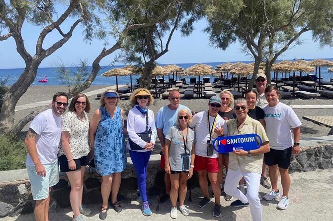 Santorini in 5 hours: Oia, Traditional Villages & Black Beach - The minibus and guide shape the experience