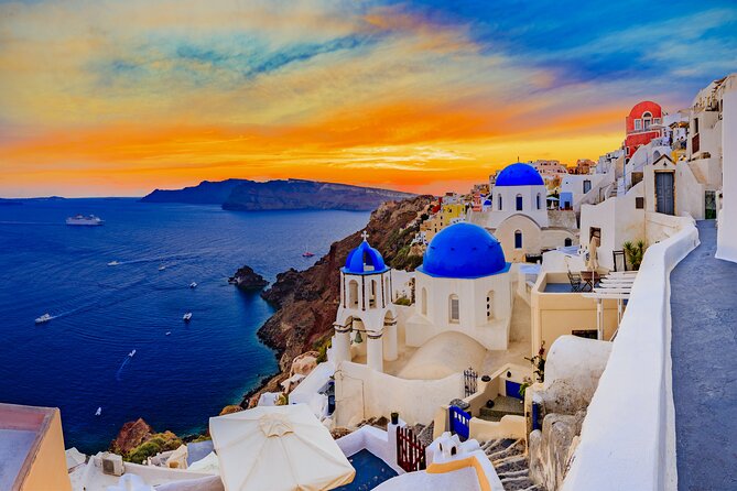 Santorini In One Day Bus Tour with Oia Sunset & optional Sailing - One day, five major Santorini stops