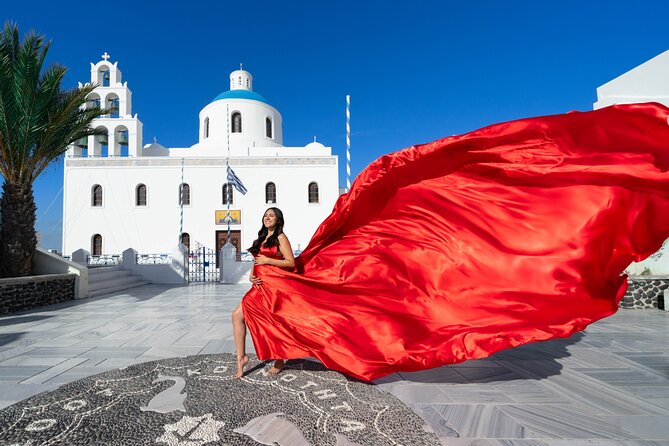 Santorini L.P. Photography Session - The flying dress effect, and what it demands from you