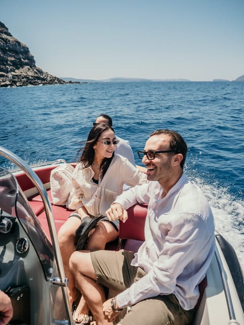 Santorini: License Free, Luxurious Small Boat Rental - Starting at Vlychada Marina