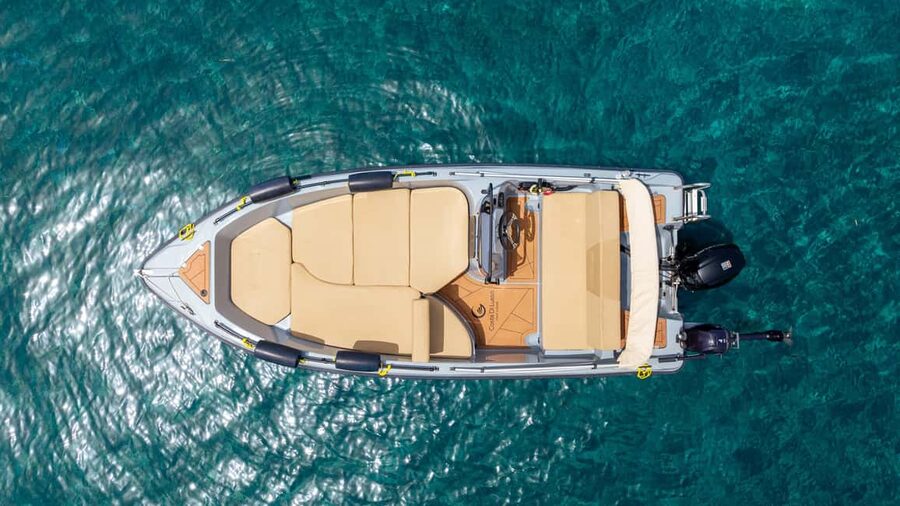 Santorini: Motor Boat Full-Day or 5-Hour Rental - Taking the helm from Vlychada
