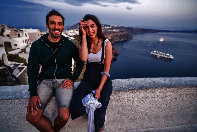 Santorini : Night Hike, Wine Tasting and Dinner - Arriving in Imerovigli for wine and dinner