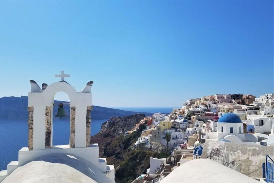 Santorini: Oia & Three Bells 4-hour Private Custom Tour - Perivolos and the black beach