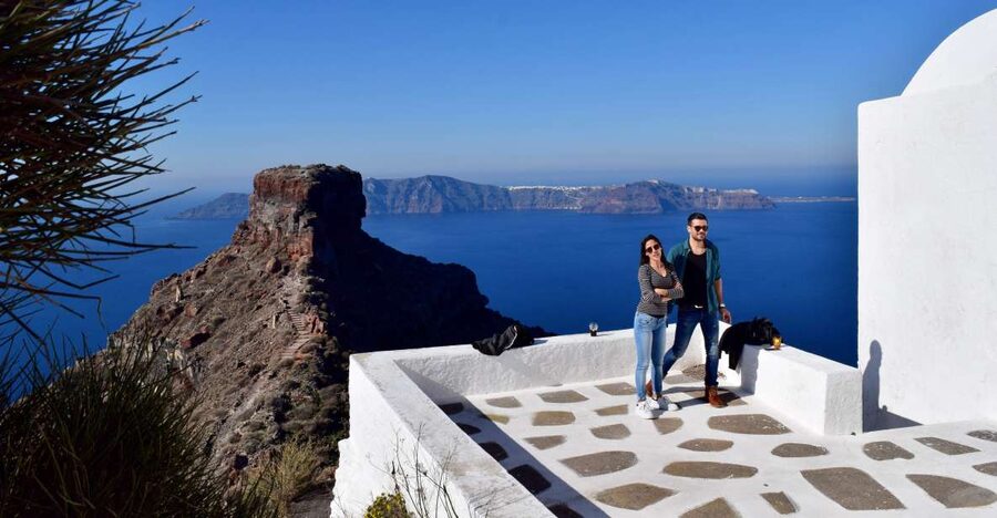Santorini On a private tour with the experts - The blue domes and Three Bells