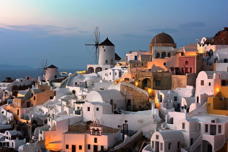 Santorini Panoramic Firostefani & Oia Blue Dome Private Tour - Megalochori and the 17th-century cave house