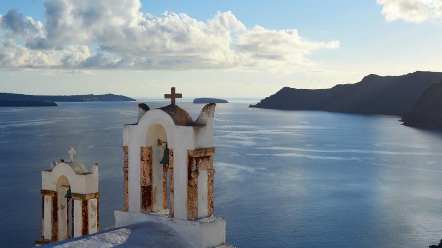 Santorini Panoramic Firostefani & Oia Blue Dome Private Tour - The optional winery finish