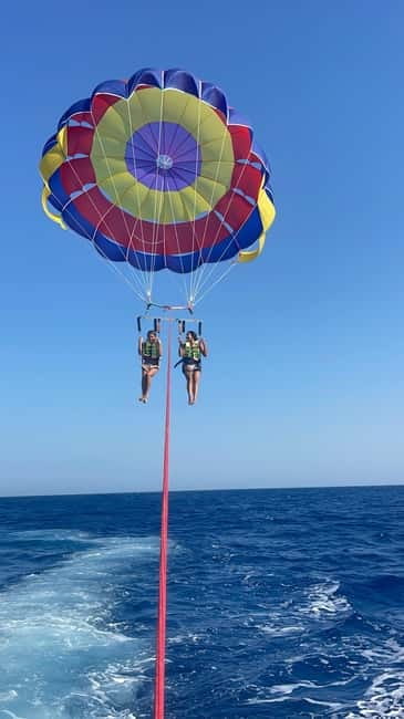 Santorini: Parasailing ExperiencePerissa,Perivolos,St.George - The view from 117 meters matters