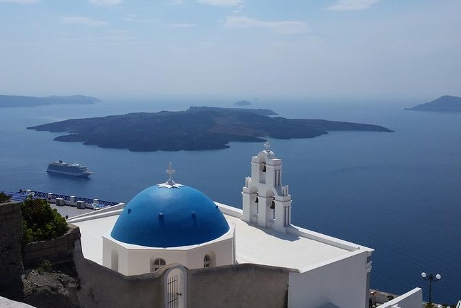 Santorini Photo Safari Top Places - Emporio and its windmills add village character