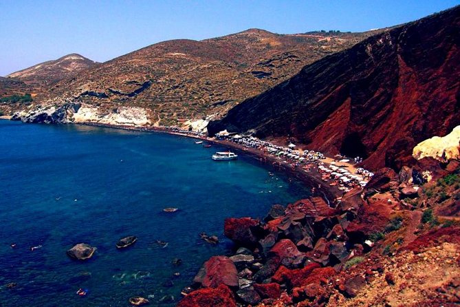Santorini Photo Safari Top Places - Red Beach brings the color first