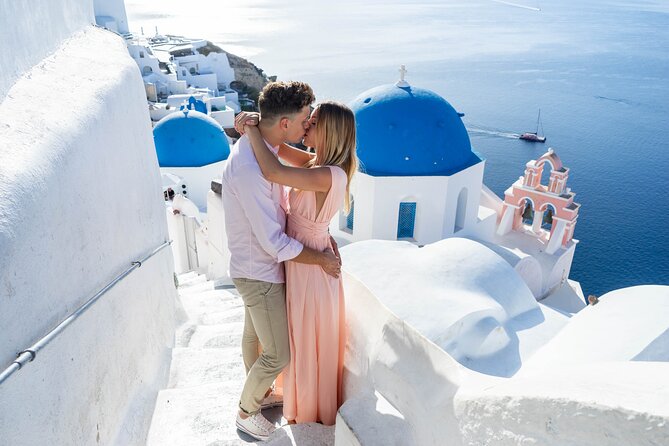 Santorini Photoshoot Oia - Caldera views, churches, and blue domes