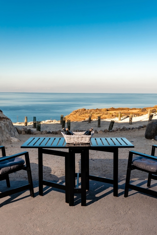 Santorini: Private Agri-Educational Visit to an Organic Farm - The tasting: raisin liqueur, olive oil, and local snacks