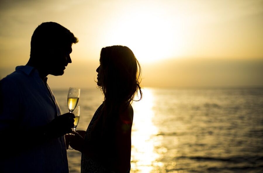 Santorini: Private Catamaran Cruise with BBQ Meal and Drinks - Lunch on the shaded sun deck