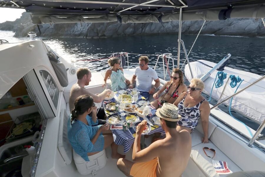 Santorini: Private Catamaran Cruise with Food & Drinks - Who will enjoy this cruise most?