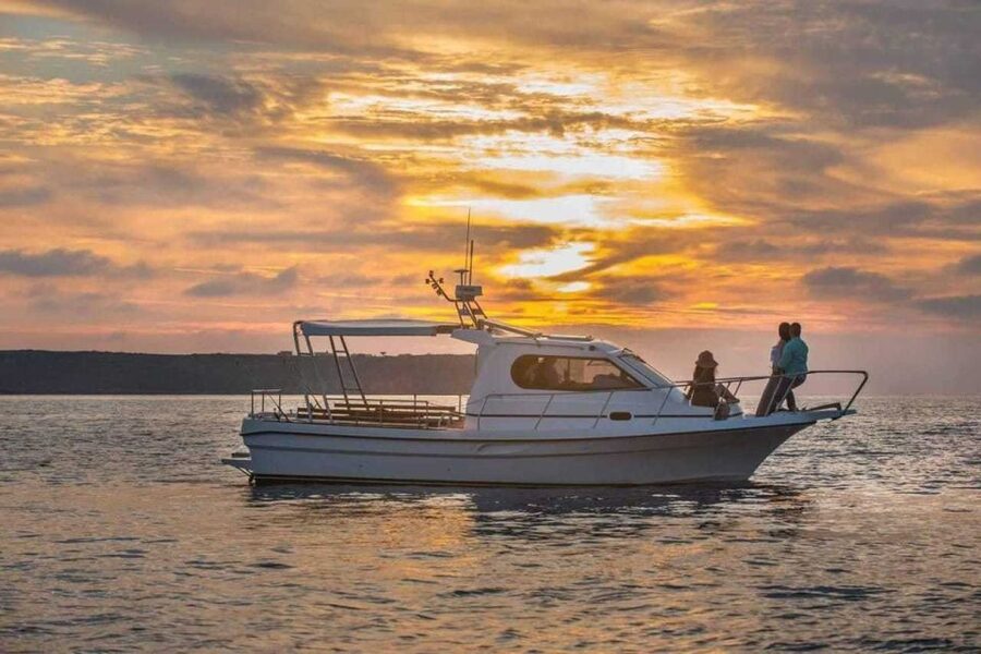 Santorini Private Cruise boat fishing tour - BBQ, Snorkeling - Swimming and snorkeling at secluded beaches