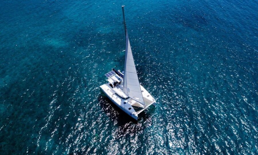 Santorini: Private Day Cruise with a BBQ meal and Open Bar - A Greek BBQ lunch at Thirassia Island