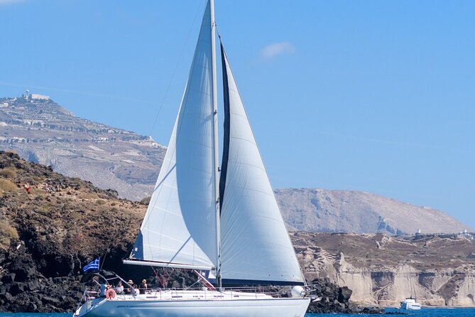 Santorini Private Daytime Sailing Cruise with Meal, Drinks &Transfer included - Crossing the volcanic center and the caldera