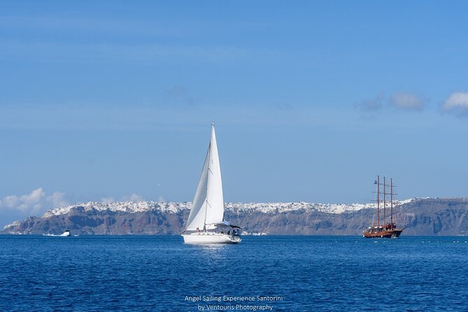 Santorini Private Daytime Sailing Tour with Meal, Drinks &Transfer included - Red Beach and White Beach from the sea