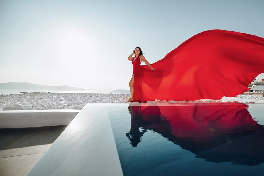 Santorini: Private Flying Dress Photoshoot Experience - Who should book this experience?