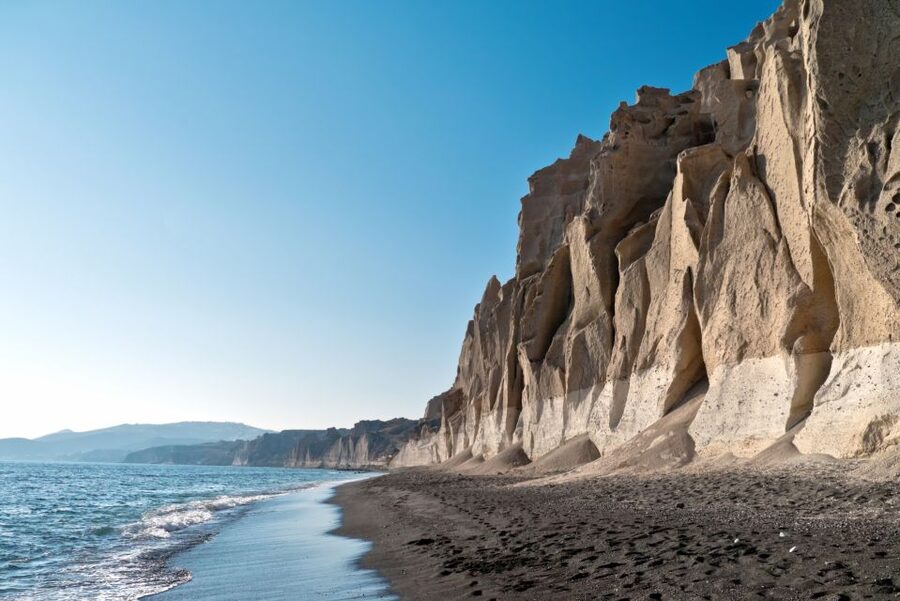 Santorini: Private Guided Sunrise Tour with a Sunrise View - Red Beach and the southern coast