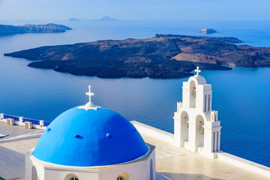 Santorini: Private Guided Tour with Sunset View - Starting with Santorini’s blue-domed churches
