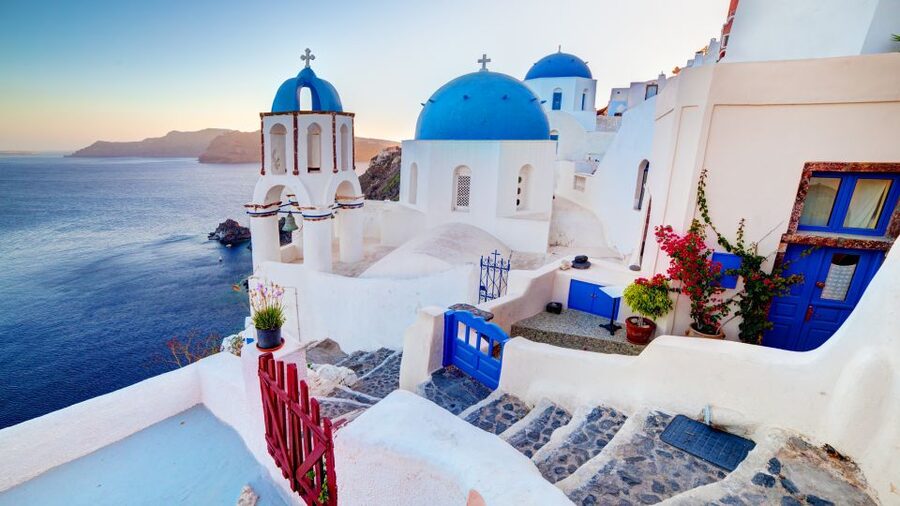 Santorini : Private Half Day - Best of & Wine Tasting Tour - Fira: Santorini’s capital above the volcano