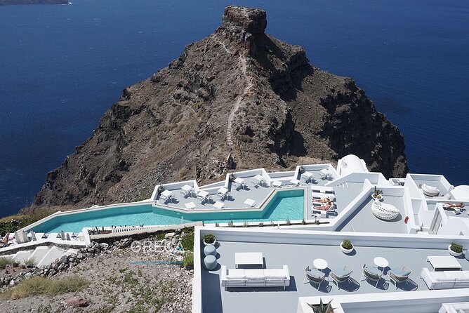 Santorini Private Half-Day Sightseeing Tour - Prophet Elias reaches Santorini’s highest point