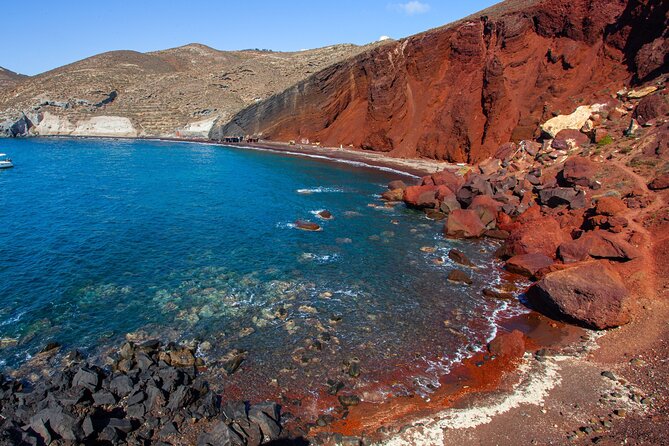 Santorini Private Highlights Tour & Wine Tasting with local guide - Art Space Winery: four wines in an old pumice cellar