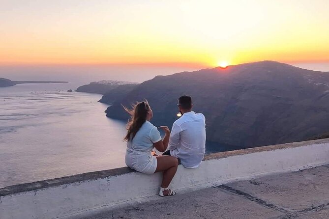 Santorini Private Picnic Sunset Tour - Pyrgos and the climb to Prophet Elias Monastery