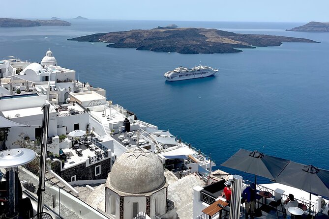 Santorini Private sightseeing land tours - Megalochori for a quieter village feel