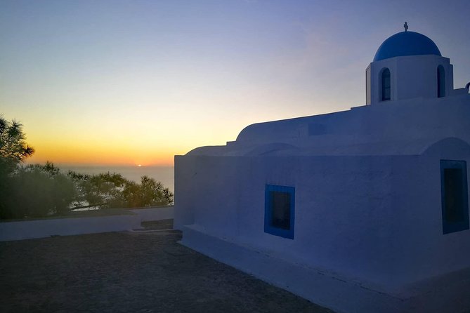 Santorini Private Sunrise Tour - Profitis Ilias and the island from above