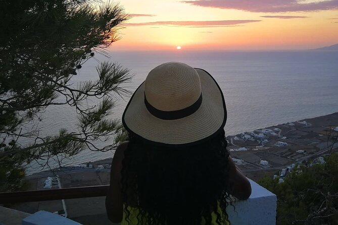 Santorini Private Sunrise Tour - Imerovigli sunrise with coffee and loukoumia