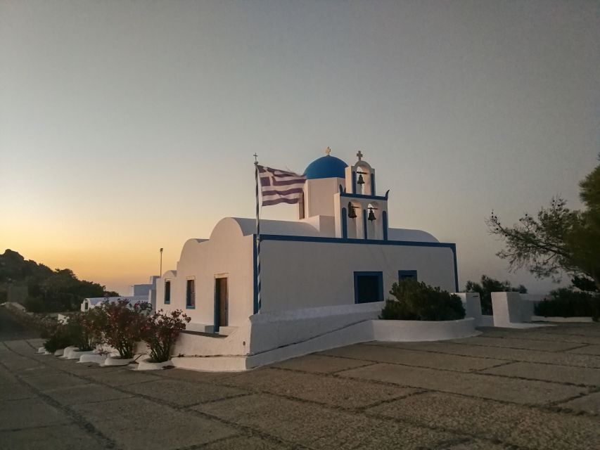 Santorini: Private Sunset Tour with Picnic & Transfer - Imerovigli is where the tour slows down