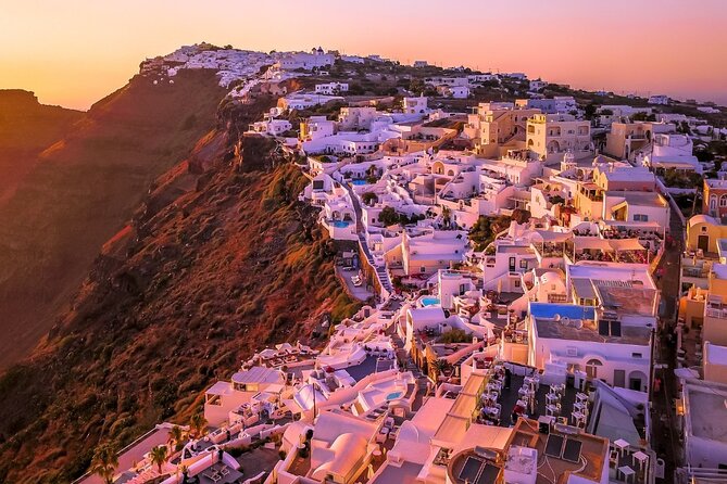 Santorini Private Tour 5hours Wine and local product tasting - Profitis Ilias: Santorini from its highest point