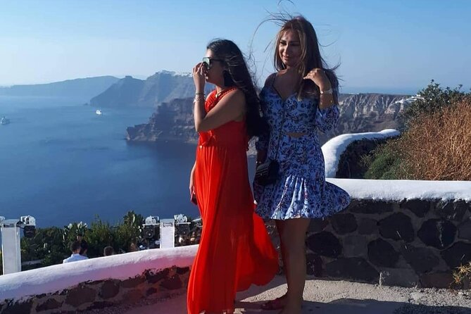 Santorini Private Tour 5hours Wine and local product tasting - Red Beach: a dramatic volcanic stop