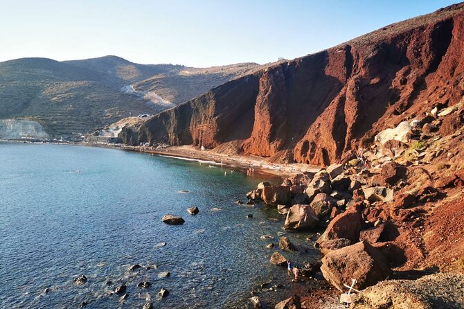 Santorini Private Tour Highlights 6h for Groups and Families - Firostefani’s blue dome starts the photo day