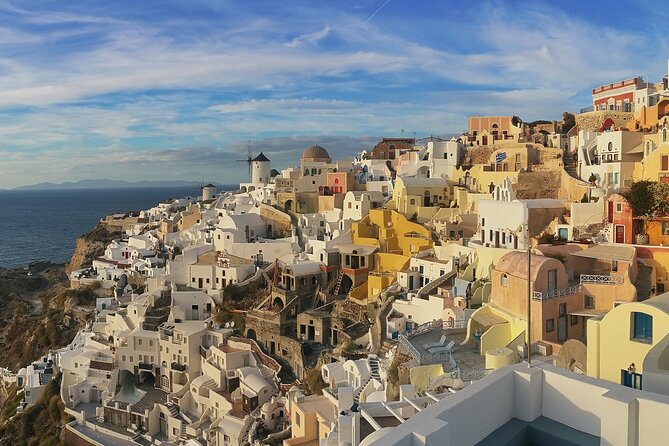 Santorini Private Tour in Spanish - Megalochori: a better place for village life