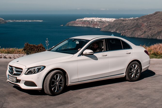 Santorini, Private Transfer with Luxury Airconditioned Vehicle - Starting at Stathmos Leoforion in Fira