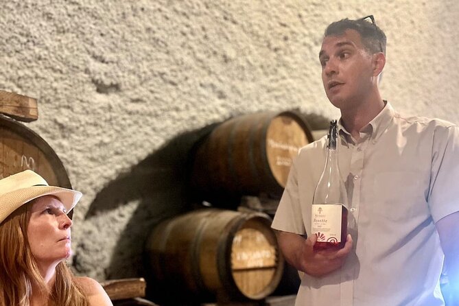 Santorini Private Wine Tasting Tour: Up to 4 Wineries & Lunch - Venetsanos Winery: the scenic lunch stop