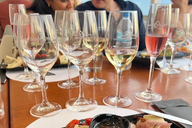 Santorini Private Wine Tasting Tour: Up to 4 Wineries & Lunch - Pickup, timing, and the cruise ship warning