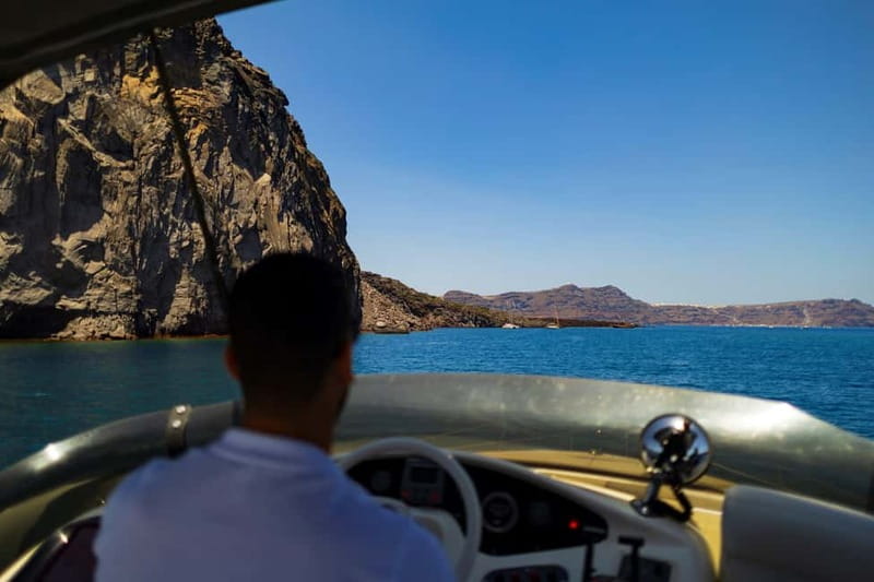 Santorini: Private Yacht Experience of Timeless Elegance - Swimming in the caldera and near the hot springs