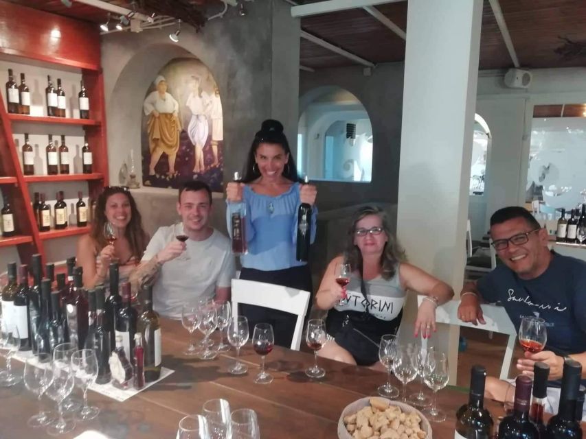 Santorini: Pyrgos, Winery & Oia - Starting in Pyrgos among blue domes