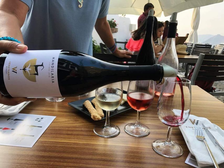 Santorini: Pyrgos, Winery & Oia - What the private vehicle adds