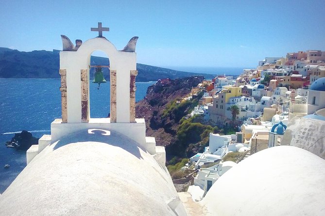 Santorini Round Tour - Starting at Firostefani and the blue-domed view