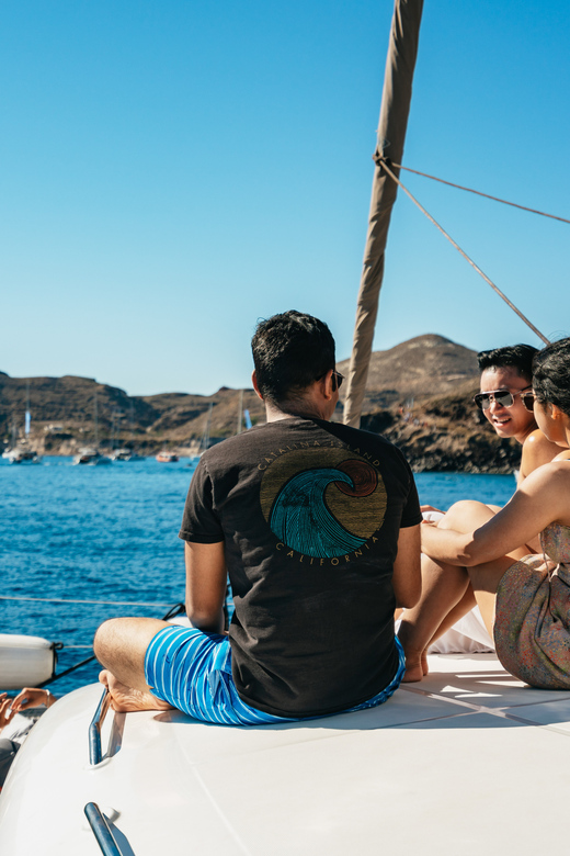 Santorini: Sailing Catamaran Cruise with BBQ and Drinks - Why Santorini looks better from a catamaran